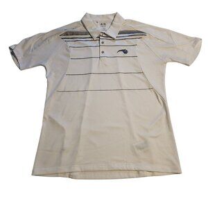 Orlando Magic Polo Shirt Adidas ClimaCool  Golf White Short‎ Sleeve Mens Large